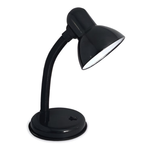 Lampara Escritorio Colores Cuello Flexible Incluye Ampolleta Color De La Estructura Negro