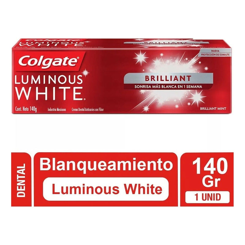 Colgate Pasta Dental Luminous White Brilliant 140g