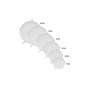 Tapas De Silicona Extensible Ajustable Adaptable Alimentos