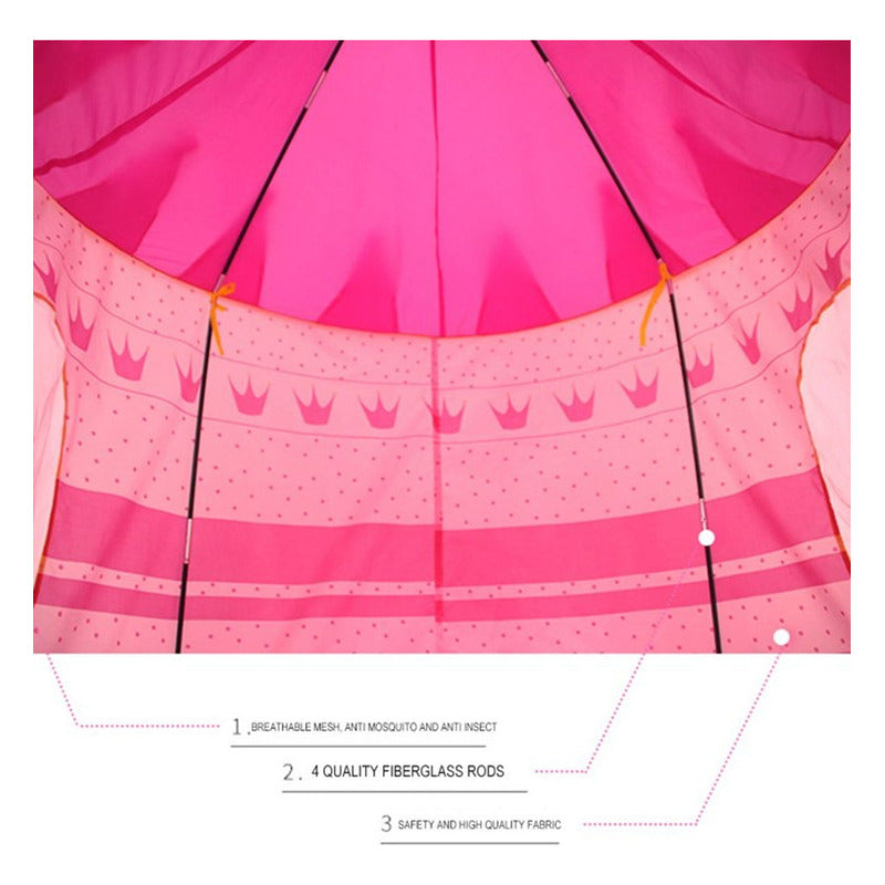 Carpa Castillo Armable De Juegos Para Niños Y Niñas Juguetes