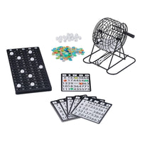 Set Juego De Bingo Fichas Tablas Pelotas Bingo Familiar