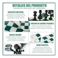 Tablero Ajedrez Calidad Profesional Enrollable Grande Ajedre