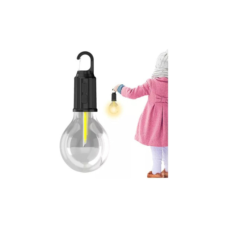 Pack 2 Ampolletas Led Recargable Camping Decoracion Portatil Cálida