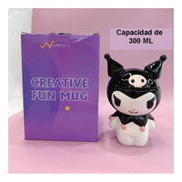 Tazon 3d Ceramica Kuromi Kawaii Taza Mug Kuromi