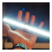 2 Luces Luz Barra Led 19cm Con Sensor Movimiento Baño Cocina