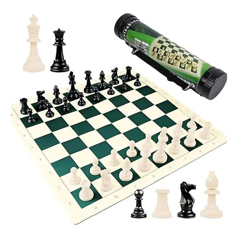 Tablero Ajedrez Calidad Profesional Enrollable Grande Ajedre