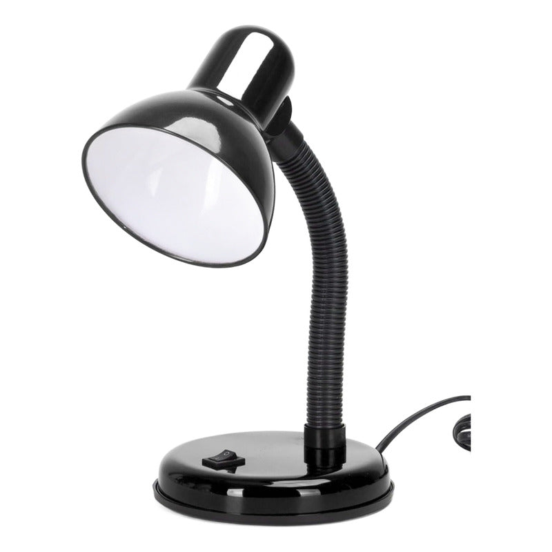 Lampara Escritorio Cuello Flexible Lampara Velador Lectura
