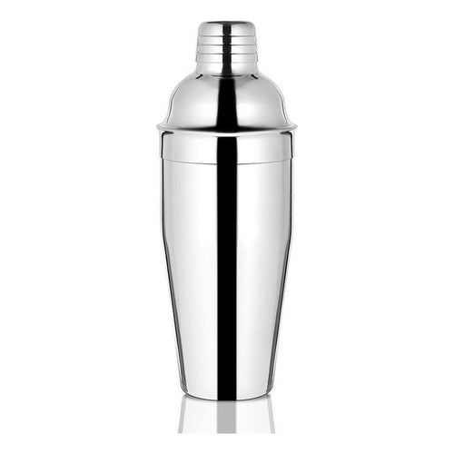 Juego De Coctelera Bar Mezclador De Bebidas Tragos Cocteleri Plateado