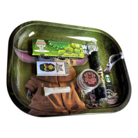 Set Fumador Bandeja + Papelillos + Moledor + Pipa Weed