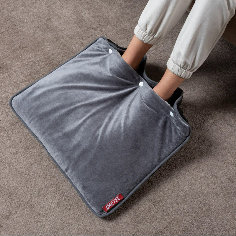 Calientapies Electrico Manta Inteligente Scaldasonno 52x54cm Gris Liso