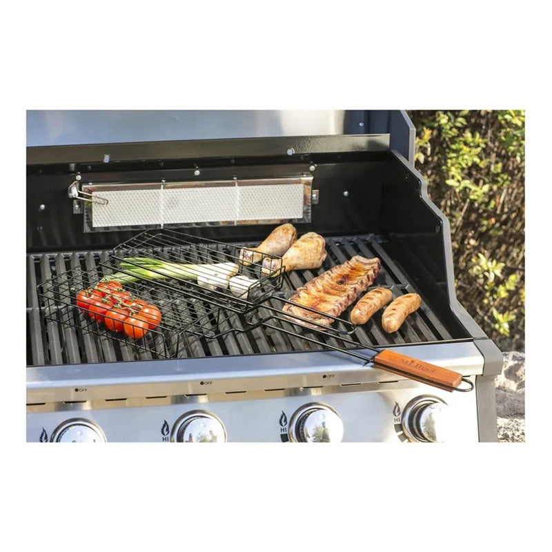 Asador Antiadherente Multiuso Parrillera Asado Mr Beef