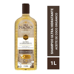 Shampoo Tio Nacho Ultra Hidratante 1 Litro Aceite De Coco