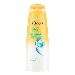 X2 Shampoo Dove Brillo Óleo Micelar 400 Ml Suave Hidratante