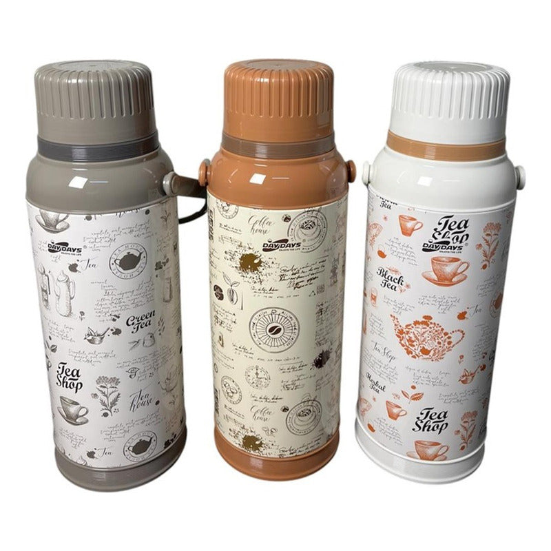 Termo Colgante Diseños Doble Taza 2 Litros Café Te Caliente