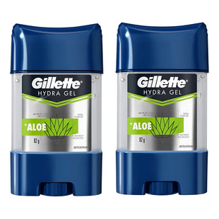 X2 Desodorante Gillette Gel Hidratación Con Aloe 82g Aloe Vera