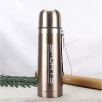 Termo Doble Capa Sport Acero Inoxidable Metalizado 500ml