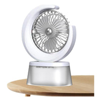 Ventilador Humidificador Portátil Ventilador Led  Usb Recarg
