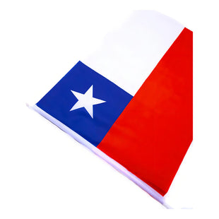 Banderas De Chile Auto Fiestas Patrias Banderin 20x30cm Bandera Chile
