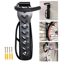 Kit De Soporte De Pared Para Bicicleta Con Gancho De Bicicleta De Color Negro