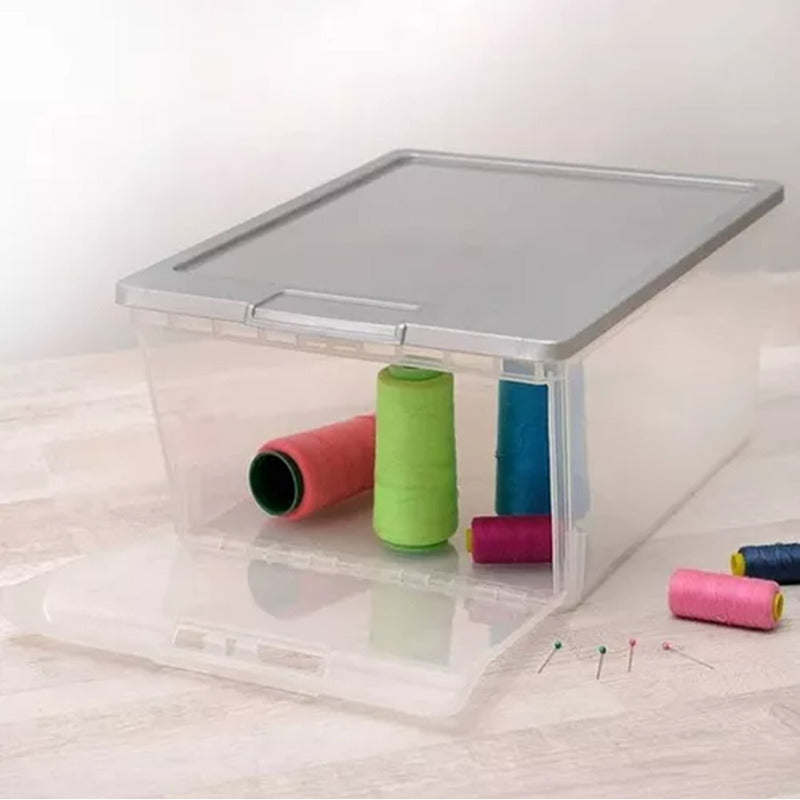 Caja Organizadora Apilable Zapato Multiuso 15 L Reyplast