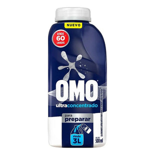 Detergente Omo Concentrado Para Preparar 500ml 60 Lavados