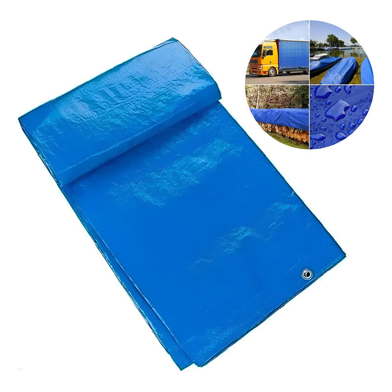 Lona Cobertor Multiuso 5x6 Impermeable Con Ojetillos
