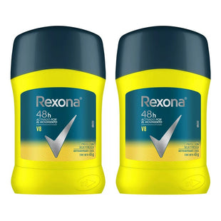 X3 Desodorante Barra Rexona Men Antitranspirante V8 50g Neutra