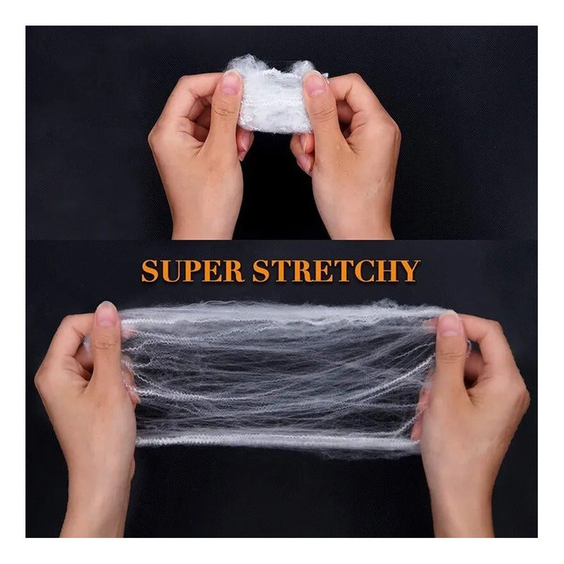 Telaraña Colgante Halloween Decoración Tela De Araña Adorno Blanco Telaraña