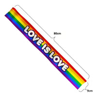 Banda Love Is Love Arcoíris Lgtb Pride Orgullo Gay