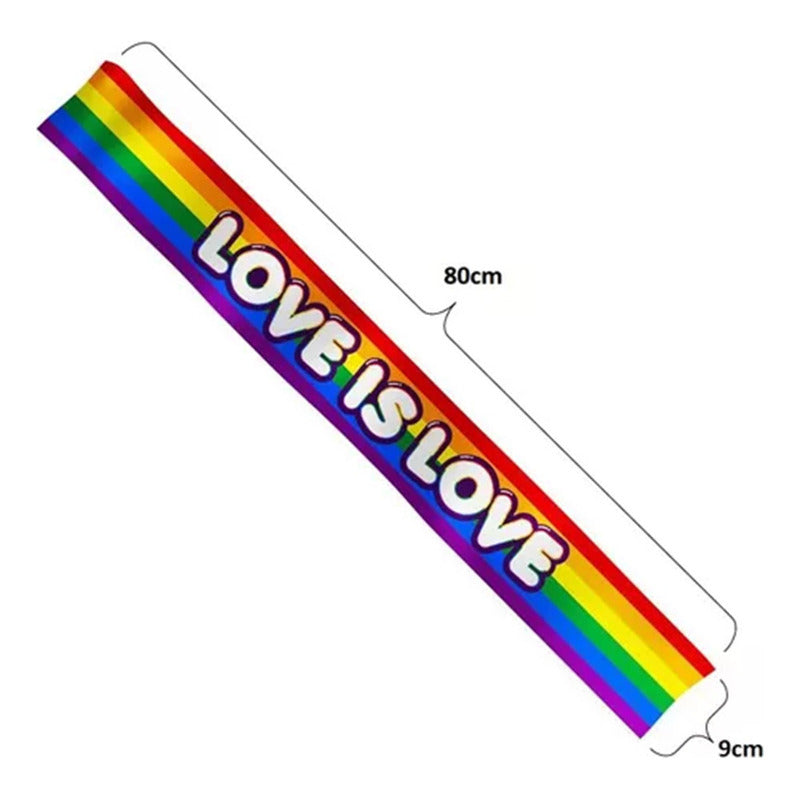 Banda Love Is Love Arcoíris Lgtb Pride Orgullo Gay