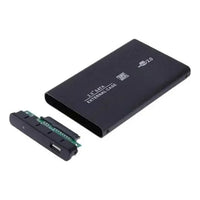 Case Disco Duro 2.5 Hdd Sata Cofre Aluminio Externo Negro