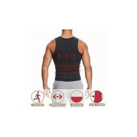 Faja Polera Camiseta Reductora Modeladora Hombre Con Velcro