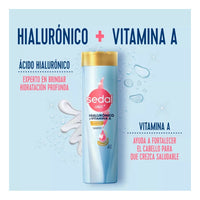 Pack X2 Shampoo Sedal 650ml Ácido Hialurónico Vitamina A