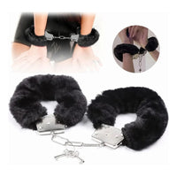 Esposas Bdsm Esposas De Peluche Pulseras Mano Ajustable Negro