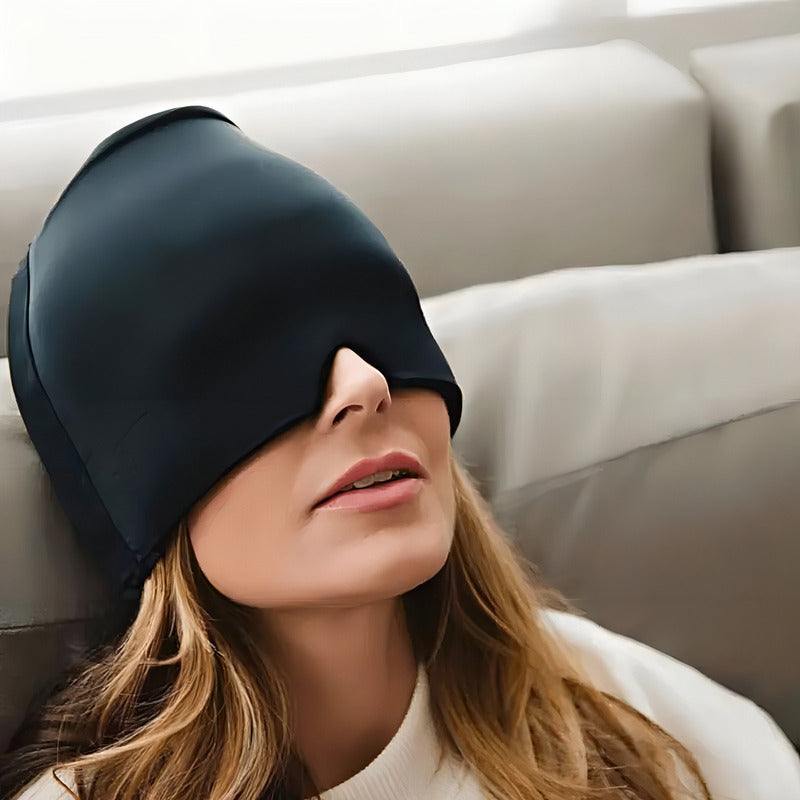Gorro De Gel Alivio De Migraña Terapia De Frío. Dolor Cabeza