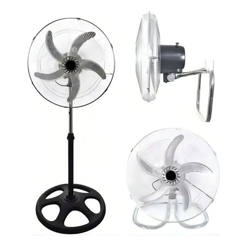 Ventilador 5 Aspas Metálicas Pedestal