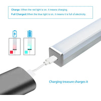 X5 Luz Barra Led 20cm Sensor Movimiento Ahorro Energia Hogar Blanco