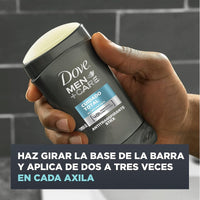 Pack X2 Desodorante Dove Men Barra 50g Cuidado Total 48h Cuidado Total