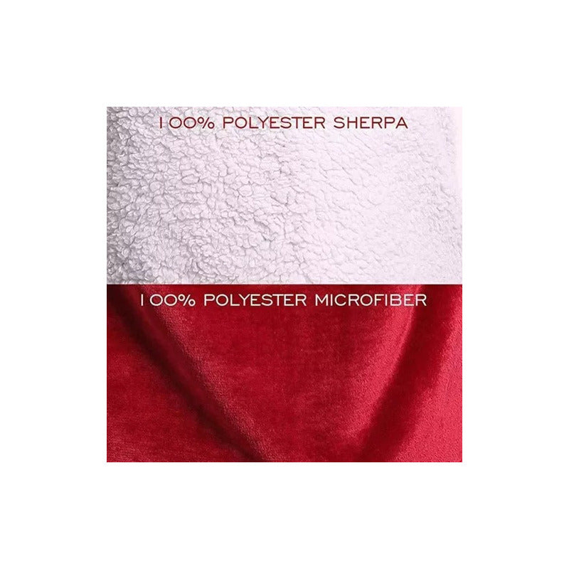 Polerón Sherpa Con Capucha Chiporro Huggle Hoodie Pijama Invierno Polar