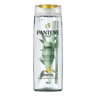 X2 Shampoo Pantene 400ml Bambú Nutre & Crece Control Caída