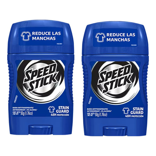 Pack X3 Desodorante Barra Speed Stick Stain Guard 50g 48hor Stain Guard