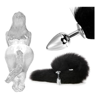 Plug Anal Cola Zorro Sexy Larga Suave Dilatador Anal Juguete