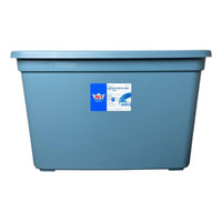 X3 Caja Organizadora Almacenamiento Megaforte 74.7 Litros Azul Lisa