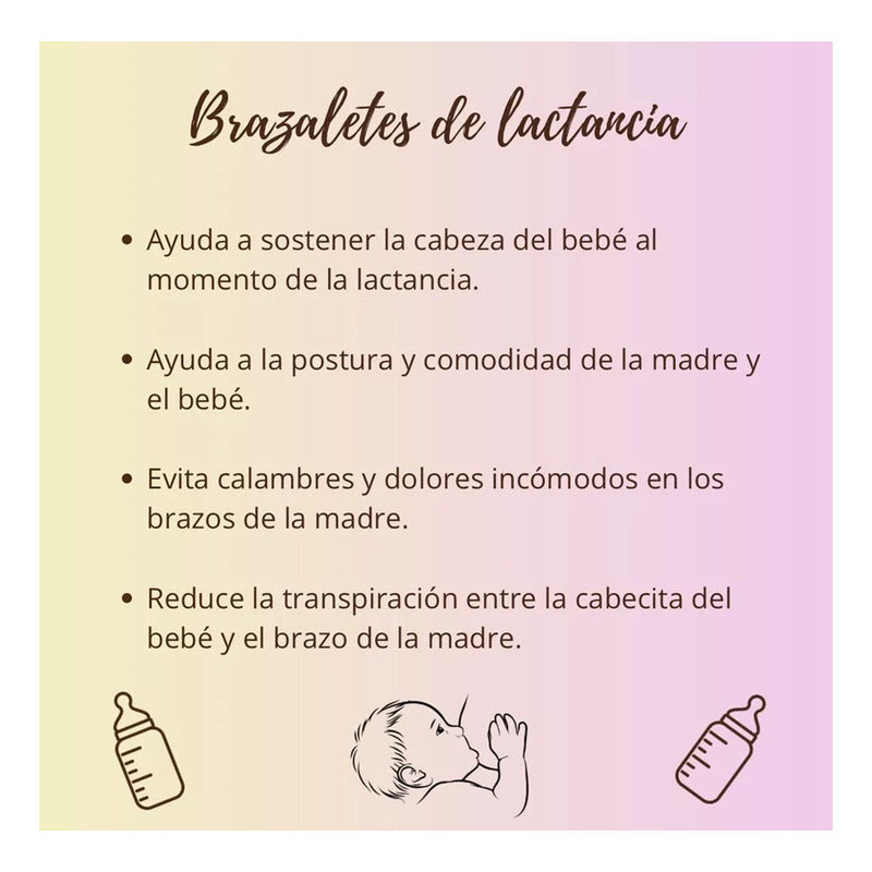 Brazalete De Lactancia Cojín Almohada Bebe Maternal Niñ@