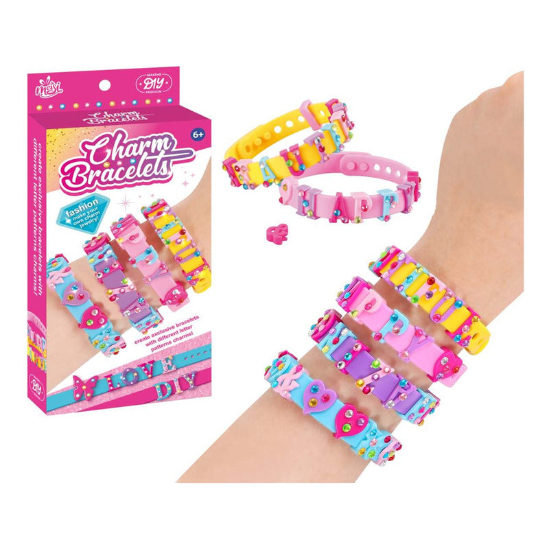 Set Juego Pulseras Manualidades Set Amar Decorar Accesorios