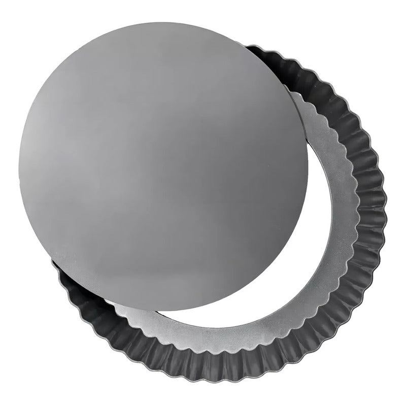 Molde Tartera Base Desmontable Antiadherente Pasteleria 26cm