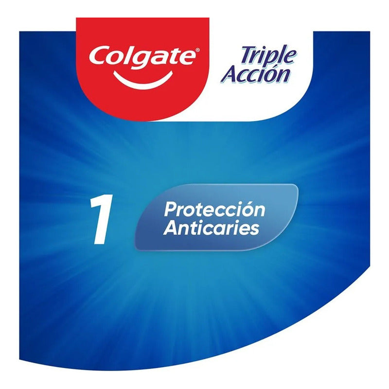 X2 Colgate Triple Accion Crema Dental 100ml Menta Original