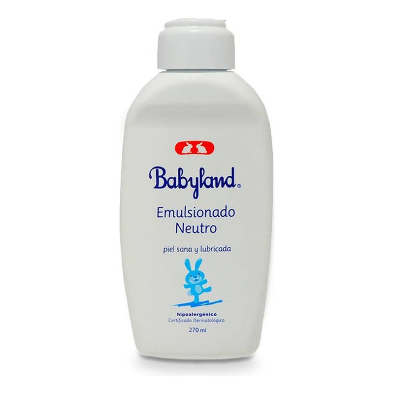 X2 Emulsionado Neutro Babyland 270 Ml Hipoalergénico