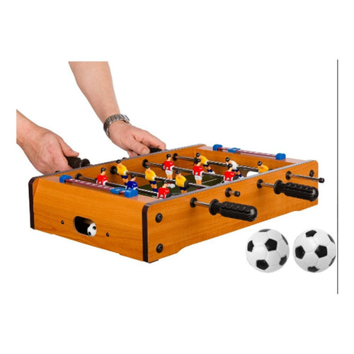 Taca Taca Juego De Mesa Niños Fútbol Portatil 2 Personas Marrón Claro