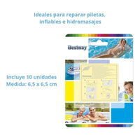 Kit De Parches De Reparación Bajo Agua Para Piscina Adhesivo Transparente